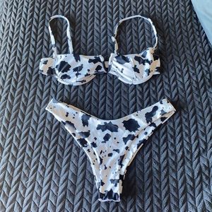 High Cut Cheeky bikini set